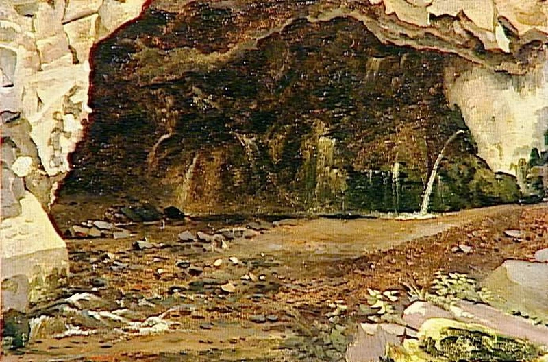 Vue d'une grotte